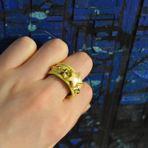 LEATHER RING【スター】