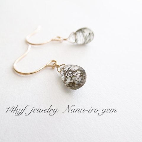 ＊再販＊14kgf  tourmalinequartz pierce