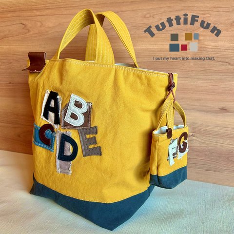 tuttifun＊ABC bag  +mini bag  #04