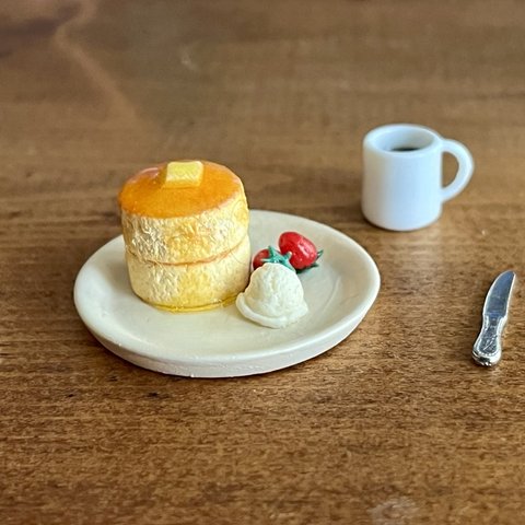 お試し❣️ミニチュアパンケーキセット②ミニチュア　ミニチュアフード