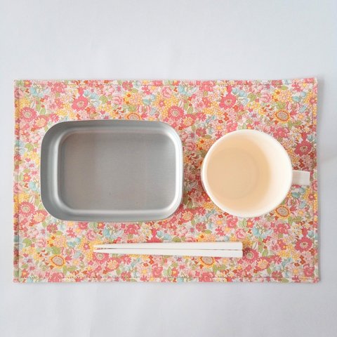 20×30<小花>両面ランチョンマット_#445_luncheon mat<20×30_flower>