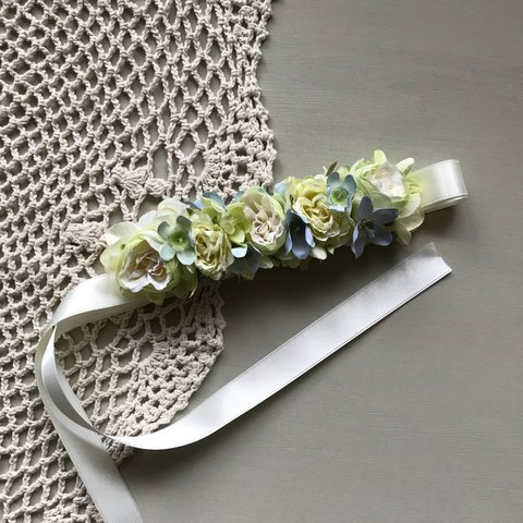 Baby Flower Crown＊花かんむり＊ホワイトイエロー