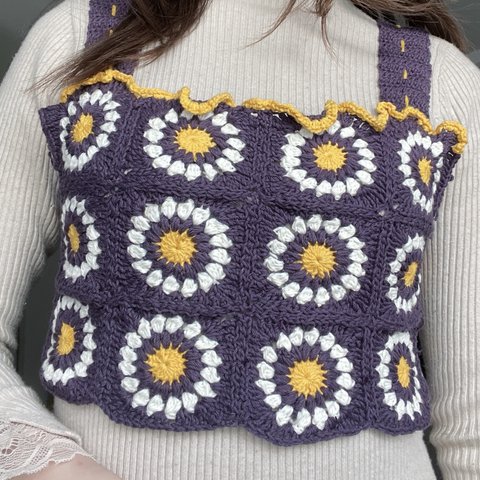 モチーフ・ビスチェ　Gardenia Top Violet