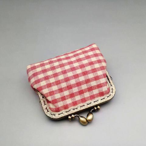 【送料無料！！】オリジナル手作りバッグ零財布口金包かわいいカードバッグ収納バッグ