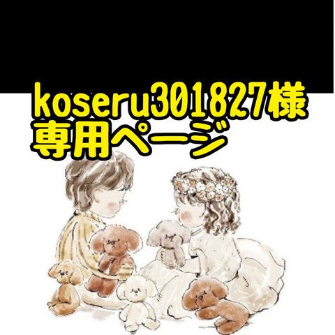 koseru301827様　専用ページ　羊毛フェルト　ペキチワちゃん