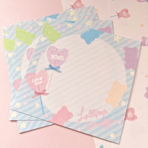 candy heart Lollipop ♡ メモ 30枚