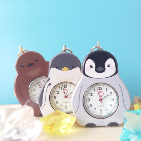 赤ちゃんペンギンのおでかけ時計