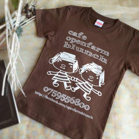 Twin Kids　Tシャツ　チョコレートS