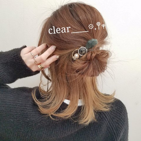 卒業式にも🌸誰でも簡単♪挟むだけヘアクリップ✴️