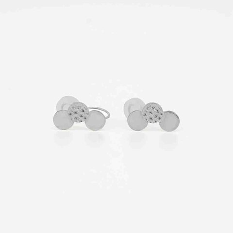 シンプルイヤリング　Hasunoha（はすのは）シルバーイヤリング Silver Silver925 Silver earrings イヤリング シルバー シルバー925