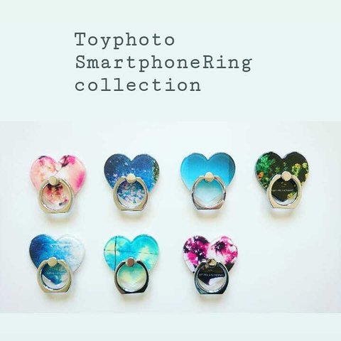 【選べる14種】★Candy Smartphone Ring collection. -♡type- 