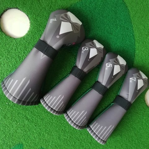 ゴルフクラブカバー4本セット『タキシード＆グリーンジャケット』デザイン