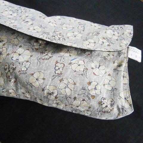 花cotton×linen 柔らかいPouch