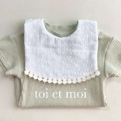 dot ♡ スタイ　名入れ刺繍も可