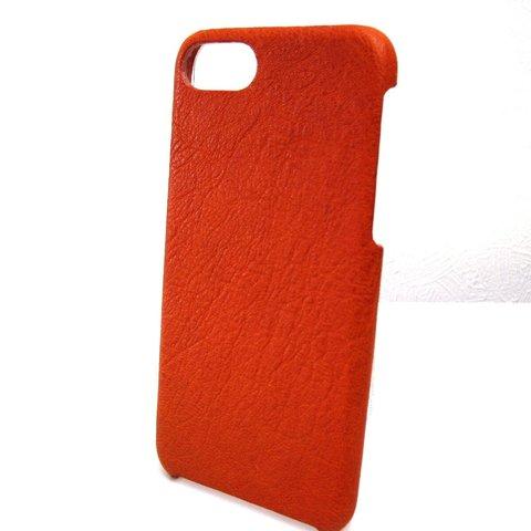 【受注生産】本革スマホカバー ゴート(山羊革)のオレンジ iPhone XS,XS Max,XR対応開始！ 