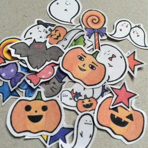 フレークシール(ハロウィン)※お値下げ致しました☆