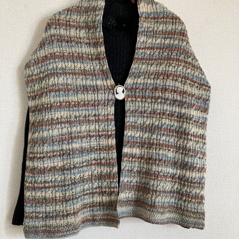 opal毛糸ヴァン・ゴッホ「アニエルのレストラン・ド・ラ・シレーヌ」マフラー🧣ストール＊送料無料