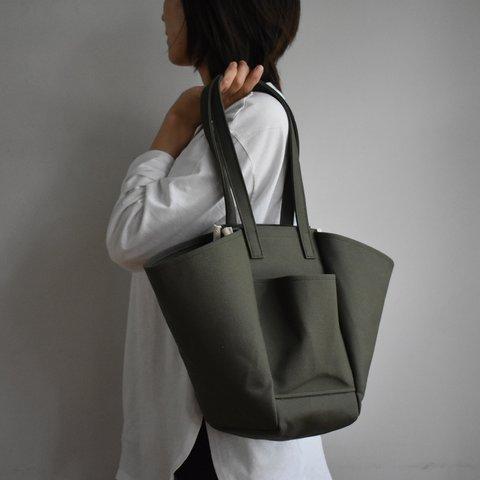 CLOVER TOTE BAG（オリーブ/カーキ）