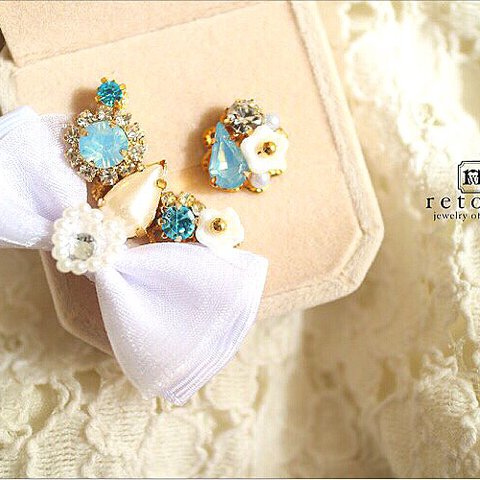  〜petit white flower〜 princess wedding bijoux