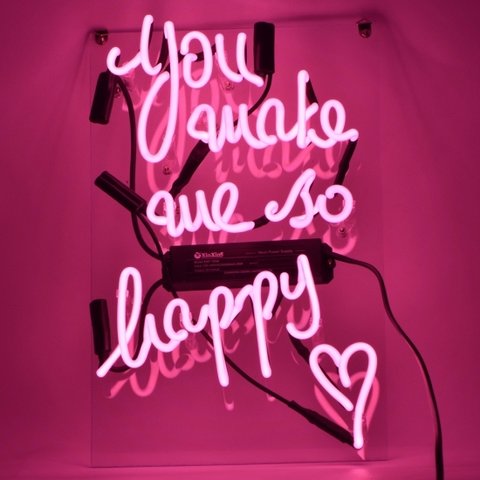 you make me so happyネオンライト  オーダーメイド可能