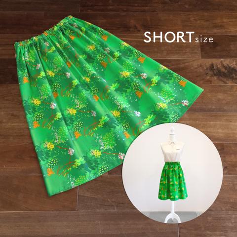 skirt(SHORT)：コットン／Morning salad