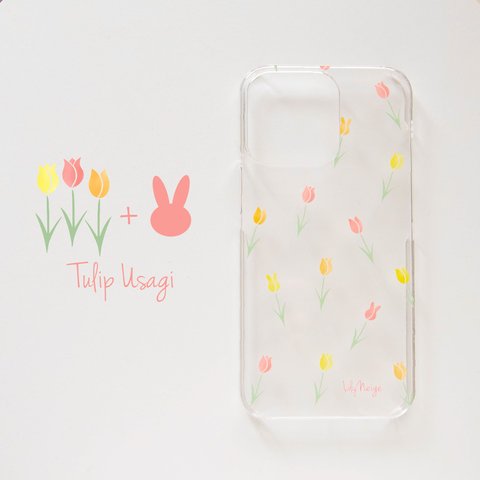 チューリップ　スマホケース Tulip  iPhoneケース  チューリップ iPhone13 iPhone12 iPhone12pro iPhone13pro 