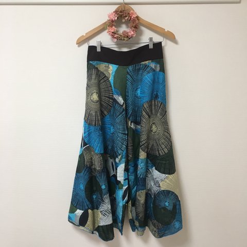 M  マヤパンツ   再入荷！サークルブルー（19-1）