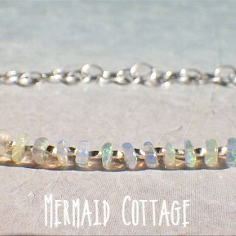 *sv925* Opal Rainbow & Sea Bubble Bracelet 