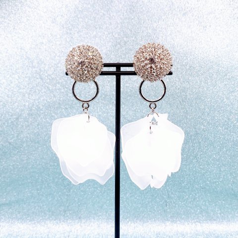 Petal-2way earring-