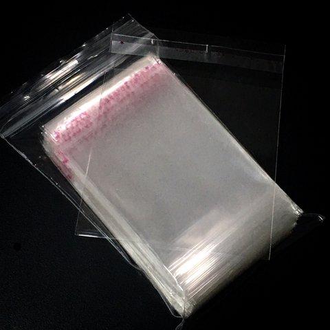 テープ付きOPP袋【200枚お徳用】6cm×8cm ラッピングや保管にクリスタル袋 107ASU