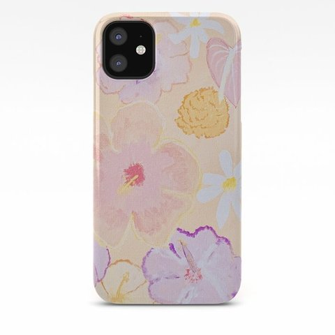 【iPhone 11 ケース】Flower Tab