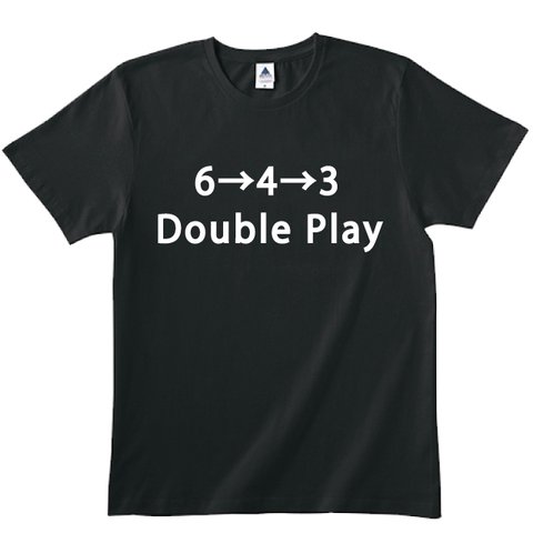 送料無料 【新品 男女兼用】野球Tシャツ 643ダブルプレーTシャツ　全3色　各種サイズございます　野球部　ベースボール