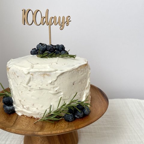 【送料込】100日　祝い　お食い初め　ケーキトッパー