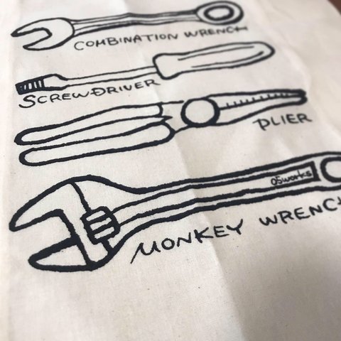 お買い物エコバッグ "GREASE MONKEY"