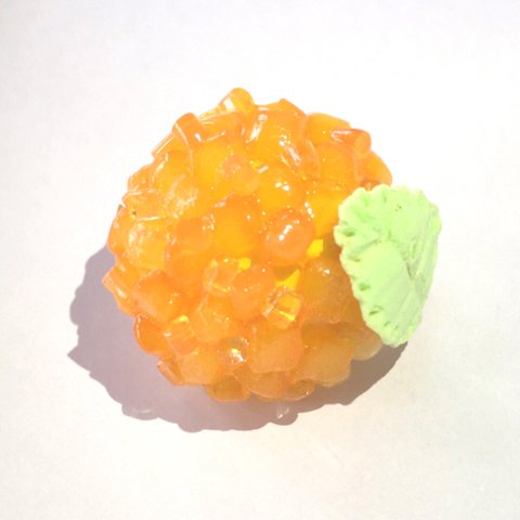 和菓子の紫陽花ブローチ