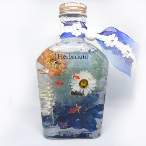 ハーバリウム（角ボトル）・金魚3