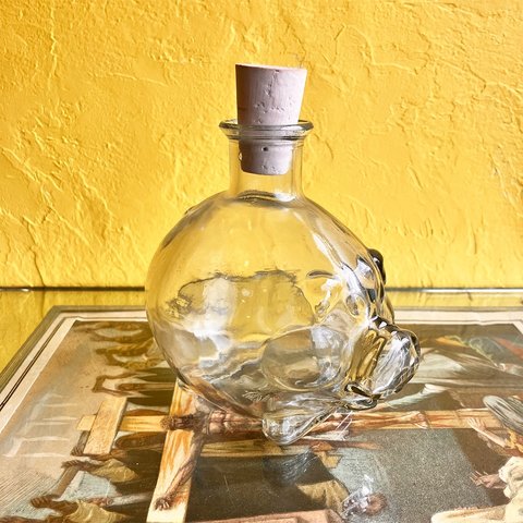 KEFLA DEPOSE Vintage Pig Glass Bottle 0.2L