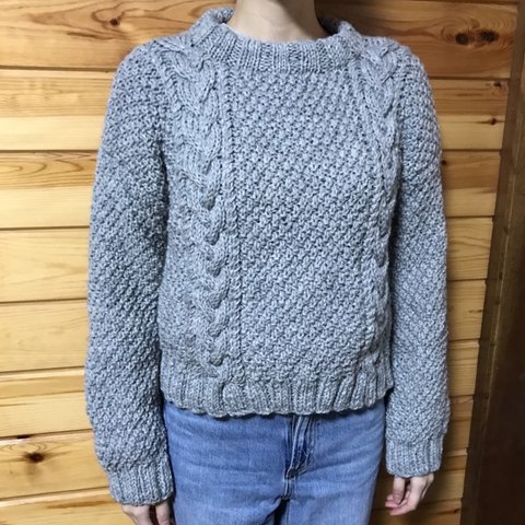 手編みセーター　