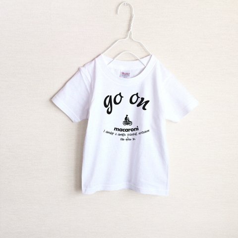 「go on」macaroni　Tシャツ（キッズ）