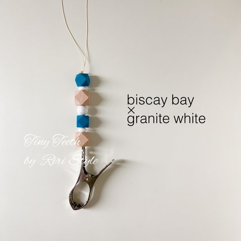 シューズクリッパー【biscay bay × granite white】