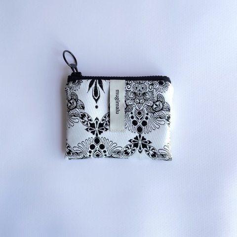 poitto10 金襴POUCH 金襴×天然色素染NYLON POUCH ..Hinoki..