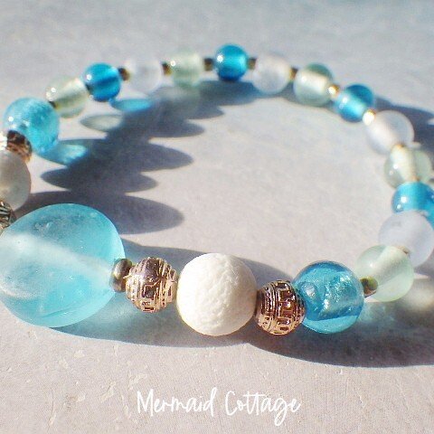 Ocean Glass Aroma Bracelet アロマディフューザーブレスレット