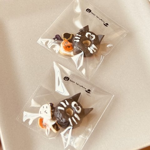 【ミニチュア】ハロウィンクッキー&ドーナツセット