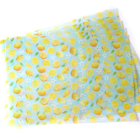 【SALE】レモンのトレーシングペーパー包装紙