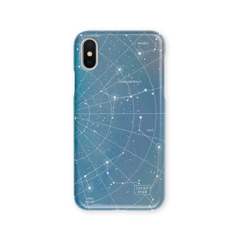 星座図＊Blue&Gray　iPhoneXRケース　スマホケース