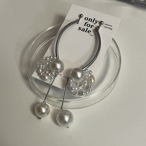 【long】various pearls ピアス/イヤリング