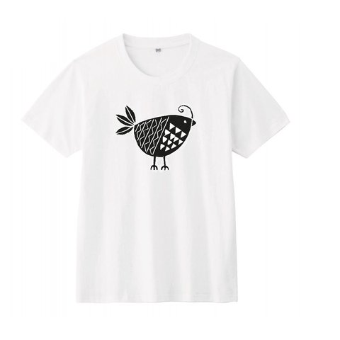 鳥さん　メンズ半袖Tシャツ 綿100%【S～4L】