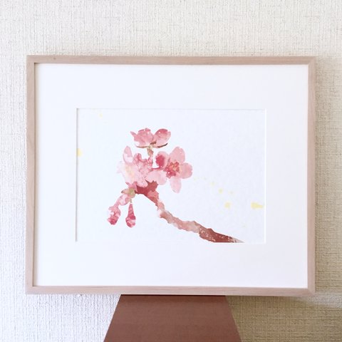桜の蕾 A4判 アートポスター 