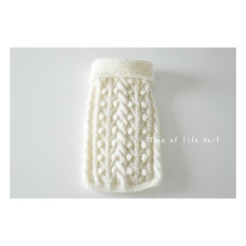 完成品　Tree of life knit 