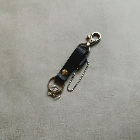 tag leather key chain